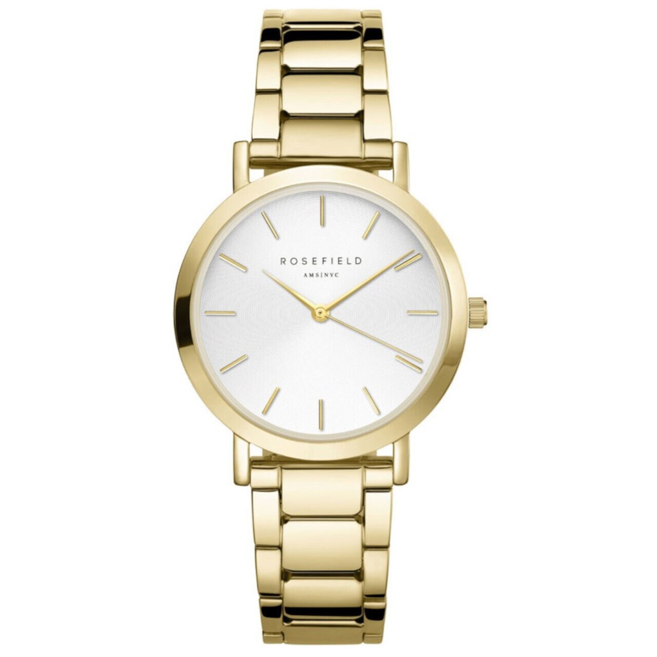 Ceas de dama Rosefield TWSG-T61, Quartz, 33mm, 3ATM, Auriu