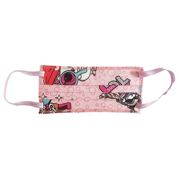 Masca textila copii, MST 562, Corsa Shop, culoare roz cu desene, set 20 buc Masca textila copii, MST 562, Corsa Shop, culoare roz cu desene, set 20 buc