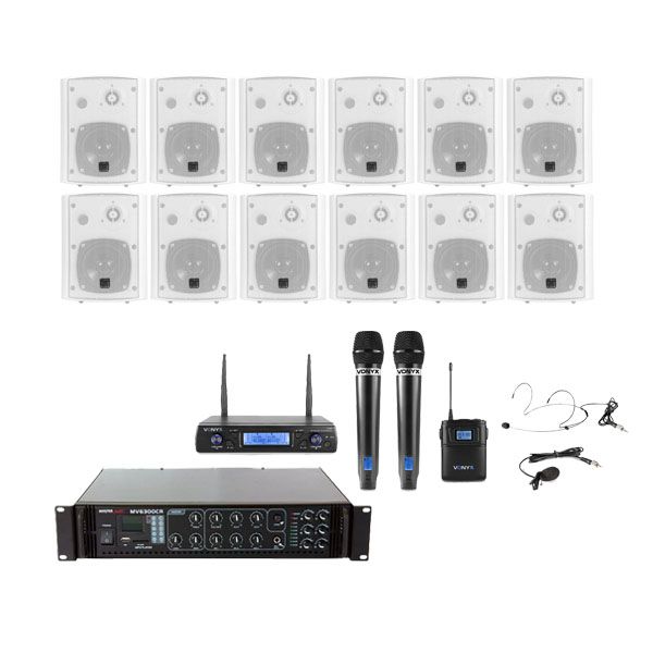 Sistem Audio Conferinta,Amfiteatre M cu Wireless Conectivitate Bluetooth 180 W -
