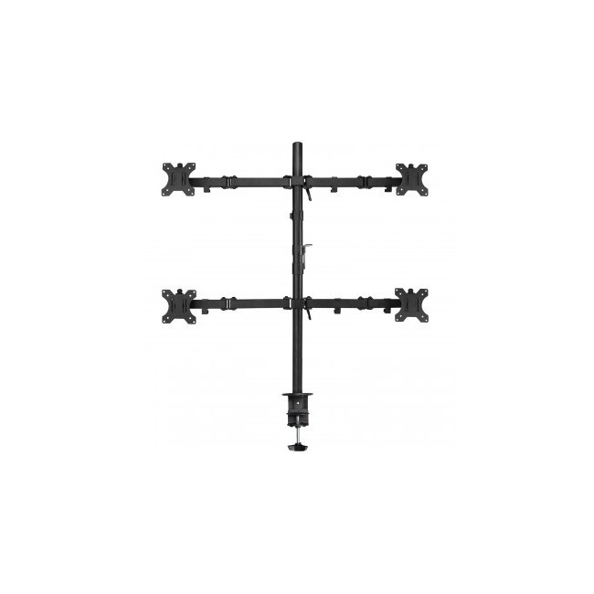 Stand Ewent, pentru 4 monitoare la birou, reglabil, 2