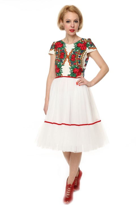Rochie traditii ivoire femei