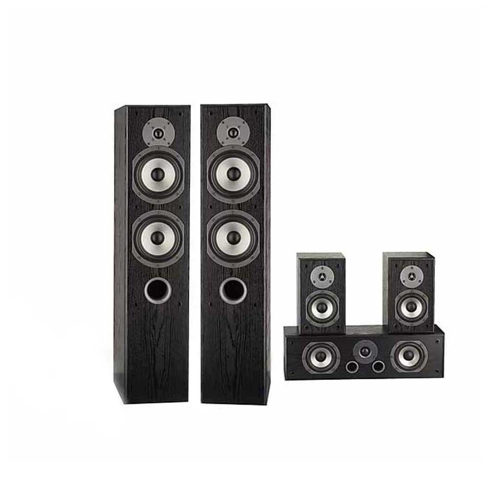 Sistem Boxe Pasive 5.0 Eltax Explorer, 450W RMS, Negru