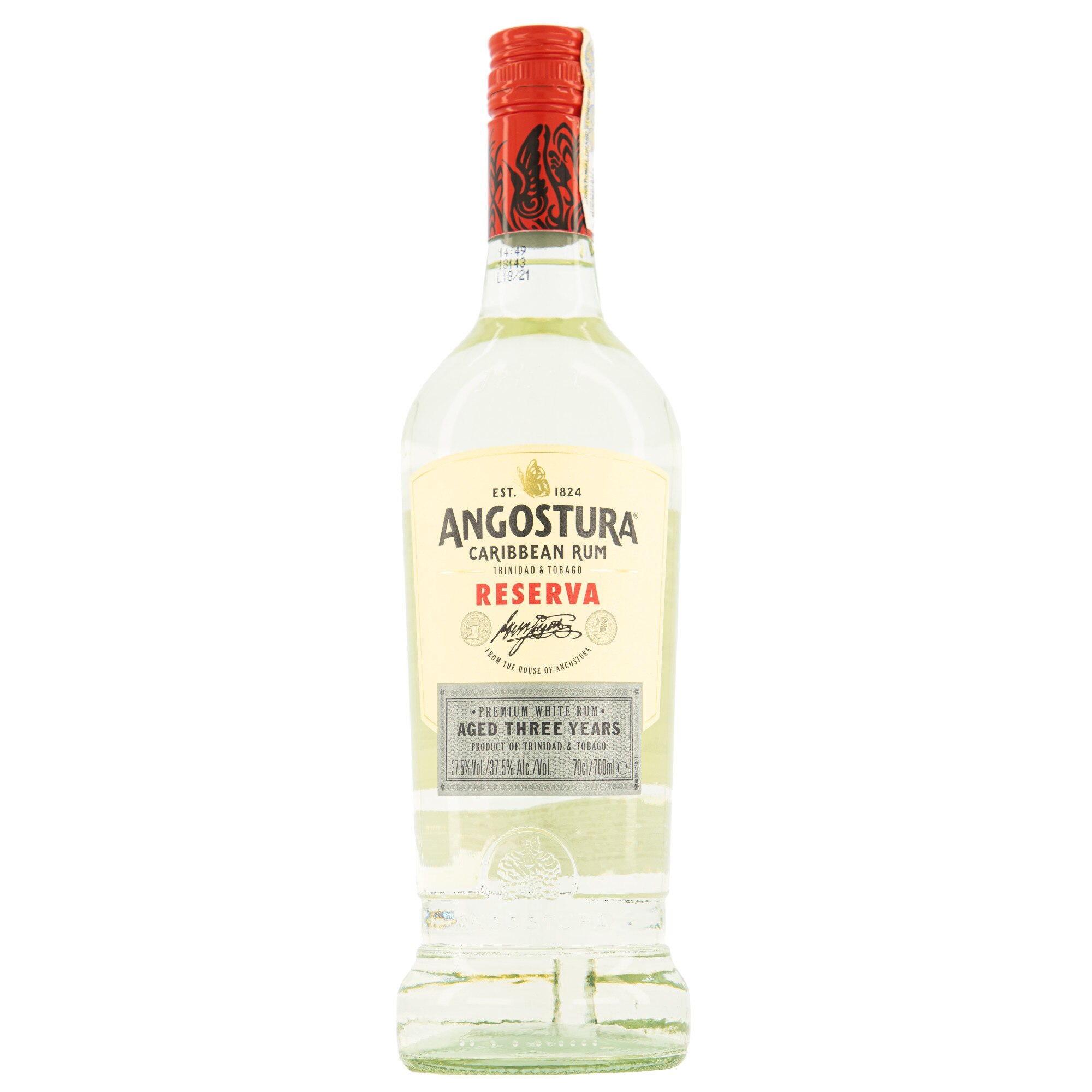 ROM ANGOSTURA RESERVE WHITE, 3YO, 37.5%, 0.7L