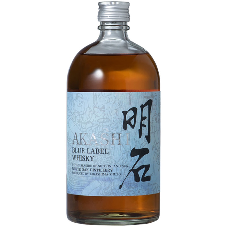 WHISKY AKASHI BLUE BLENDED, 40%, 0.7L