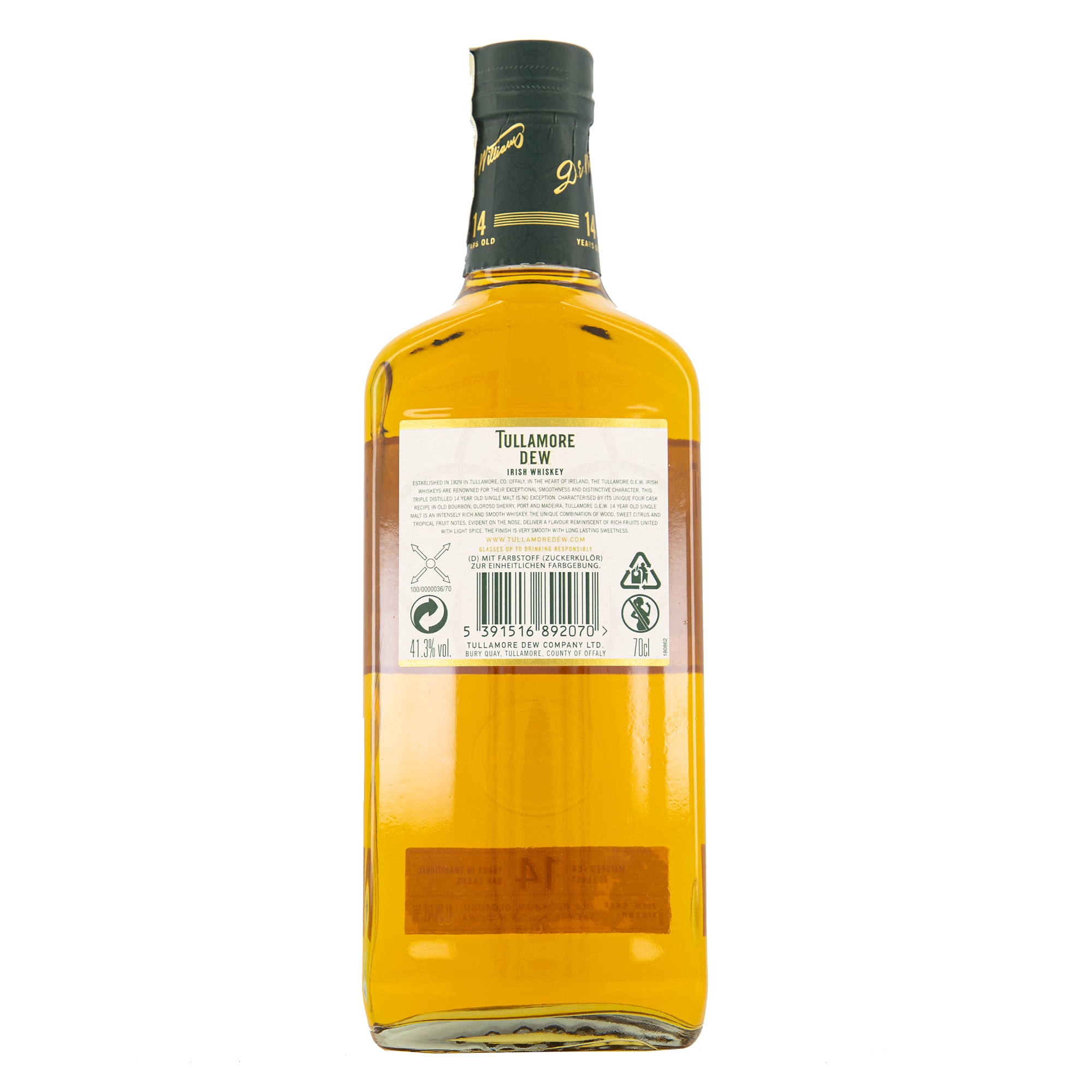 Whisky Tullamore Dew, Single Malt, 14 YO, 41.3%, 0.7l - eMAG.ro