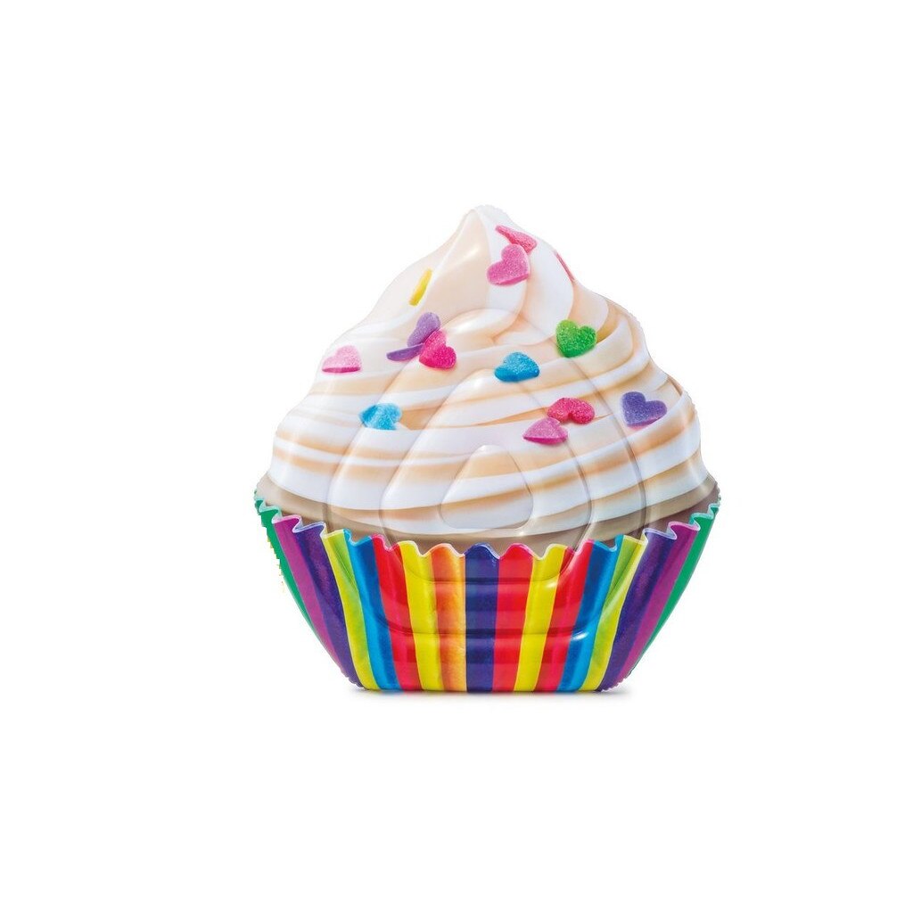 Saltea de plaja Intex Vanilla Cupcake, multicolor