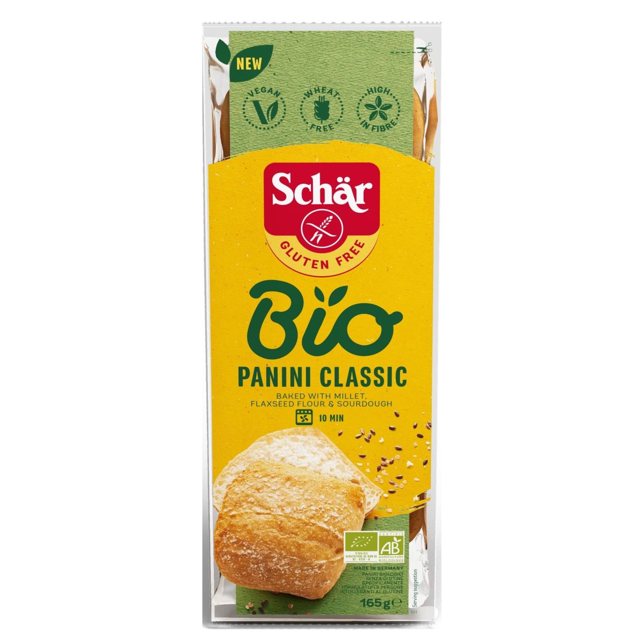 Chifle ECO albe fara gluten Panini 165g Schar