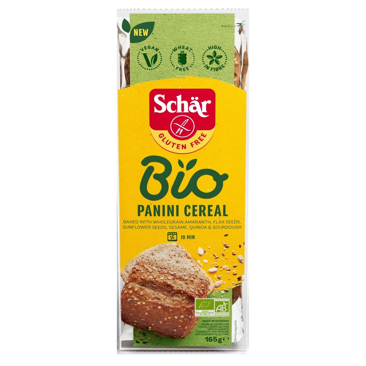 Chifle ECO multicereale fara gluten Panini 165g Schar
