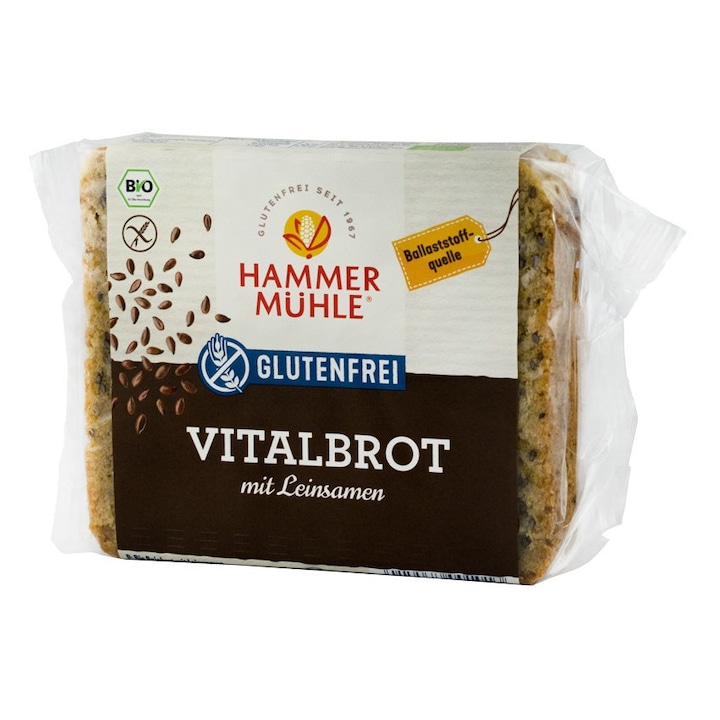 Био хляб Vital с ленено семе, Hammer Muhle 250гр