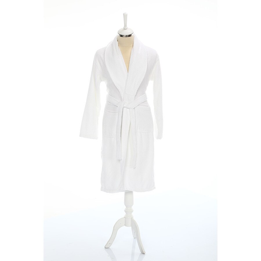 Halat Baie Unisex Devon , marime L , culoare alb