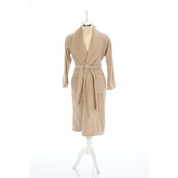 Halat Baie Unisex Devon , marime M , culoare bej Halat Baie Unisex Devon , marime M , culoare bej