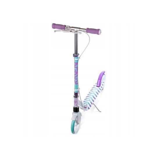 Trotineta Raven Pastelle PRO cu frana de mana, suspensie fata 200 mm, Fete, multicolor