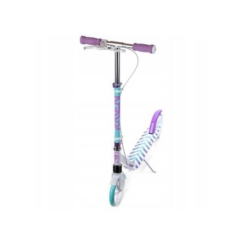 Trotineta Raven Pastelle PRO cu frana de mana, suspensie fata 200 mm, Fete, multicolor Trotineta Raven Pastelle PRO cu frana de mana, suspensie fata 200 mm, Fete, multicolor