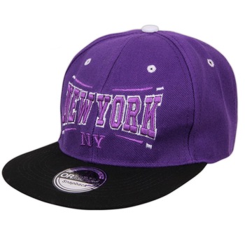 Sapca baseball, New York, violet, poliester, ABC06V Sapca baseball, New York, violet, poliester, ABC06V