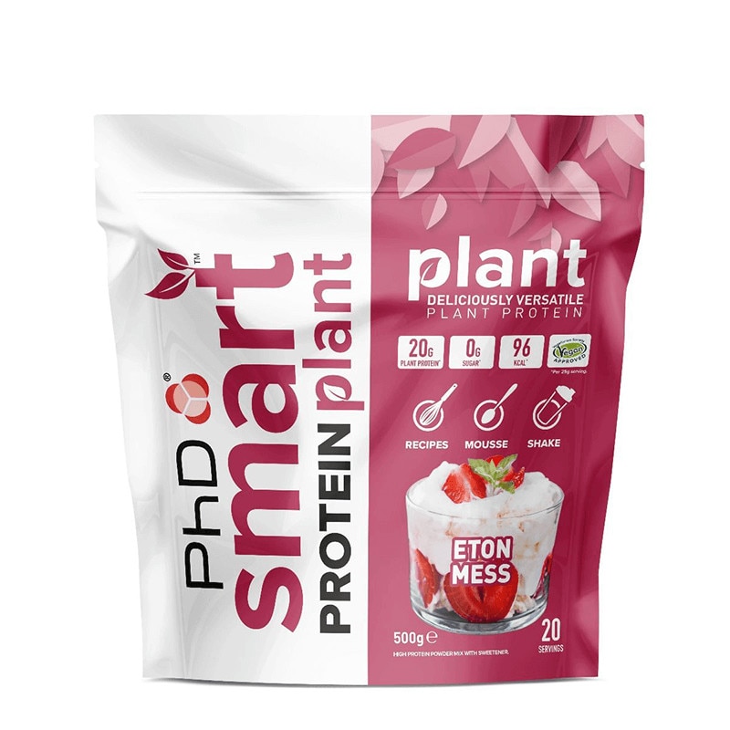 Proteine vegetale PhD Smart Protein Plant Capsuni si Frisca 500g