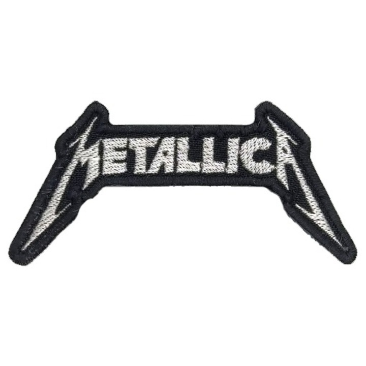 Бродирана емблема, група Metallica, 10x5 см, рок, с таралежи