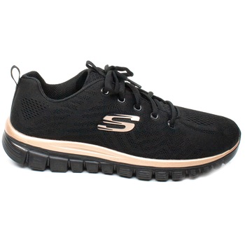 Pantofi dama sport Get Connected negru, Skechers, Negru Pantofi dama sport Get Connected negru, Skechers, Negru