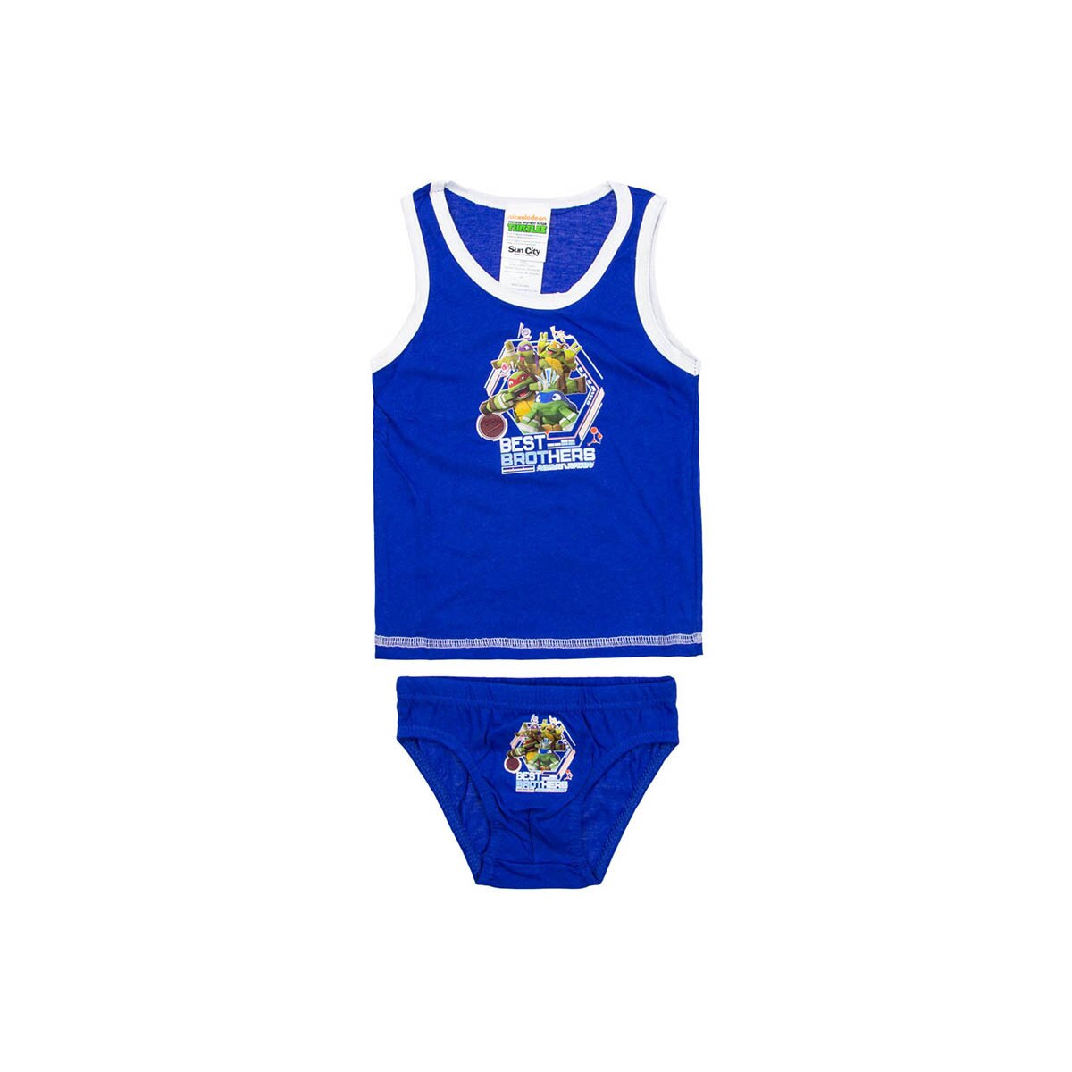 Set pentru baieti, Testoasele Ninja, maiou+chilot, albastru