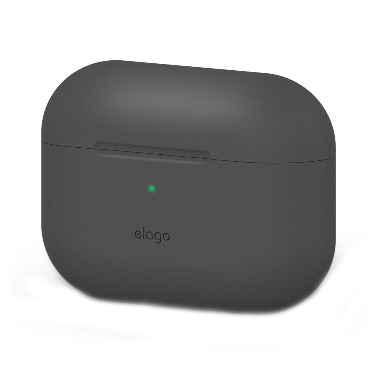Carcasa de silicon pentru Apple Airpods Pro, Elago, gri inchis