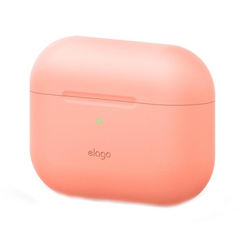 Carcasa de silicon pentru Apple Airpods Pro, Elago, portocale Carcasa de silicon pentru Apple Airpods Pro, Elago, portocale