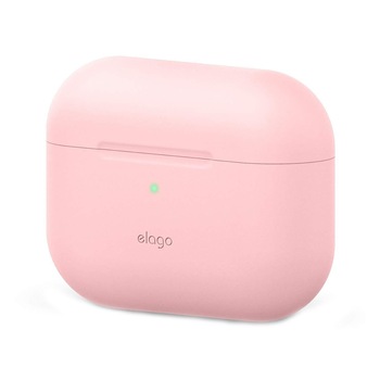 Carcasa de silicon pentru Apple Airpods Pro, Elago, roz Carcasa de silicon pentru Apple Airpods Pro, Elago, roz