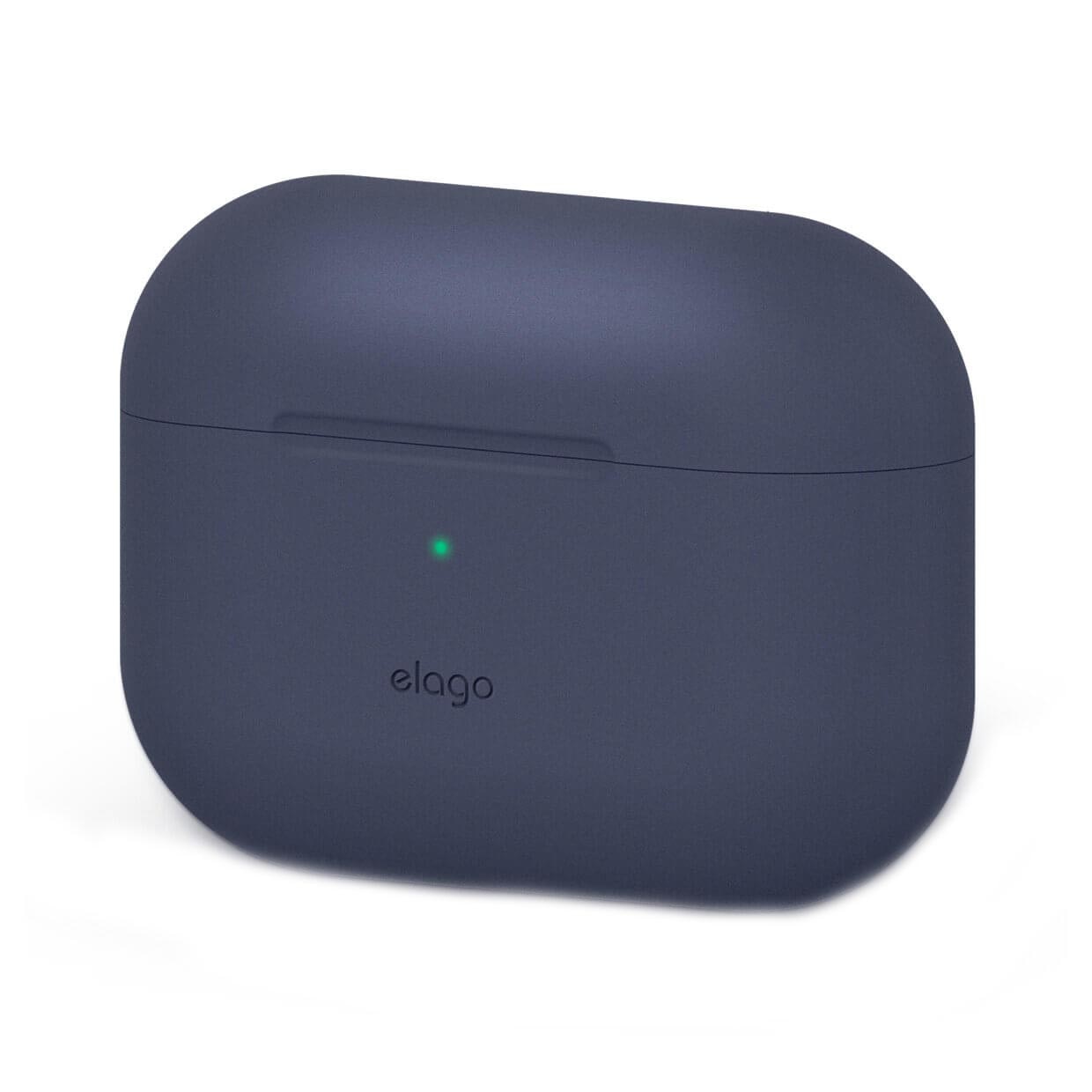 Carcasa de silicon pentru Apple Airpods Pro, Elago, albastru inchis