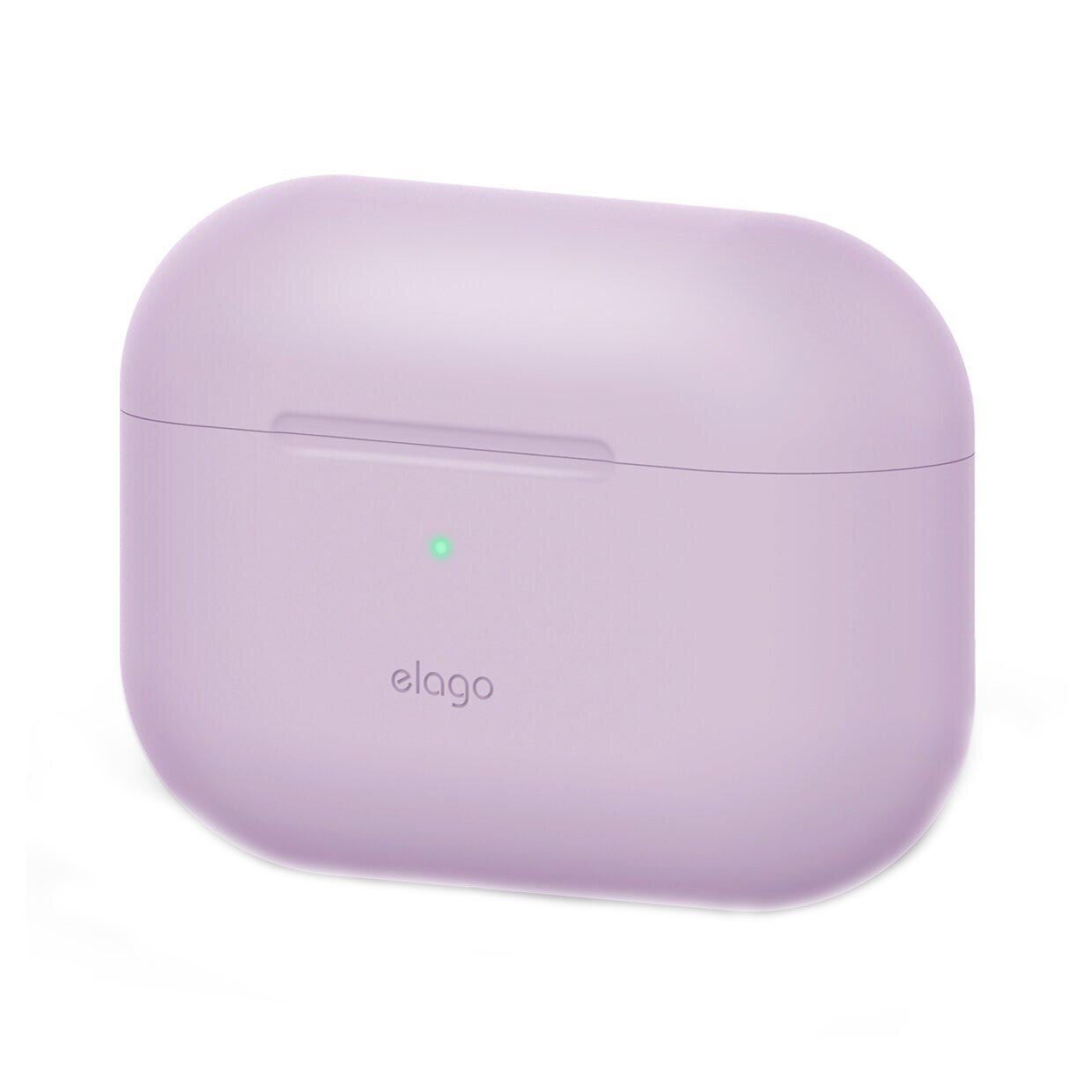 Carcasa de silicon pentru Apple Airpods Pro, Elago, violet