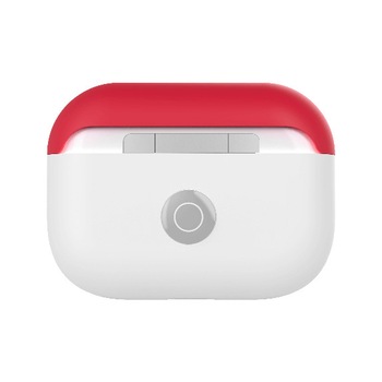 Carcasa de silicon pentru Apple Airpods Pro, Switcheasy, alb Carcasa de silicon pentru Apple Airpods Pro, Switcheasy, alb