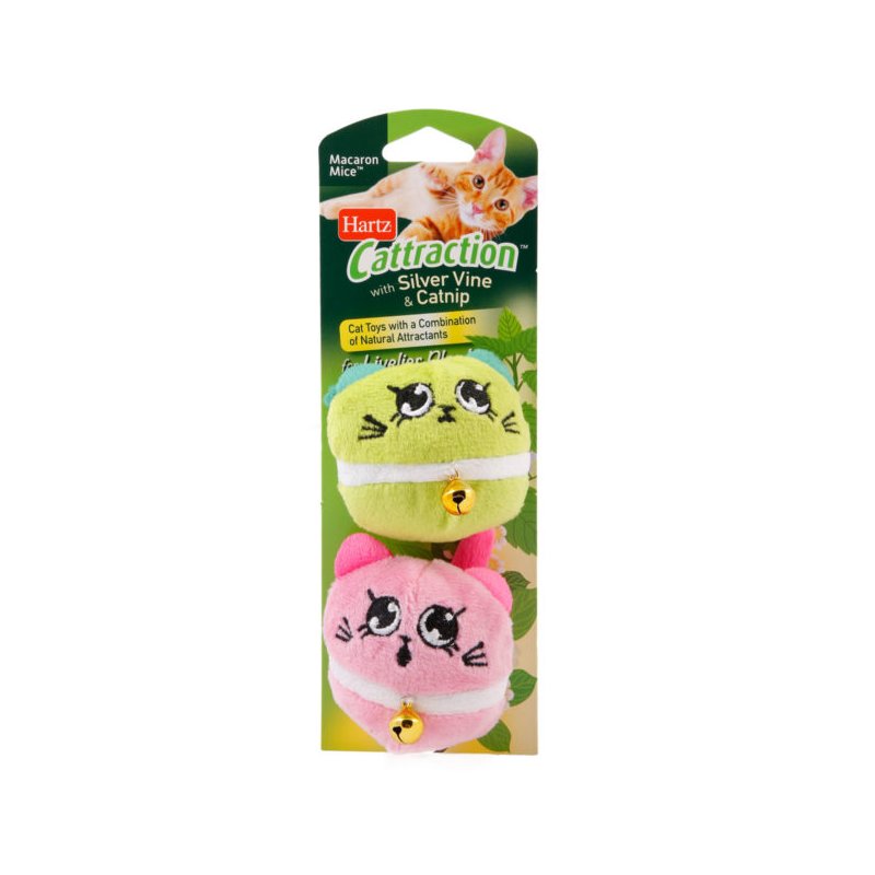 Jucarie atractanta pisica Cattraction soarece macaron