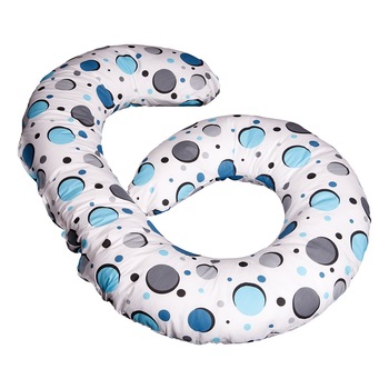 Perna 3 in 1 de gravida si alaptat BabyNeeds, Bulinute Turcoaz Perna 3 in 1 de gravida si alaptat BabyNeeds, Bulinute Turcoaz