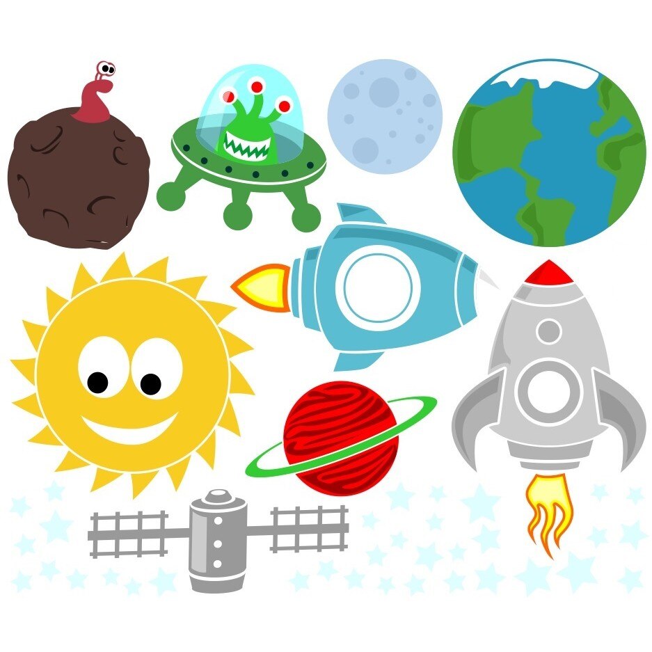 Universul vast - Sticker Decorativ