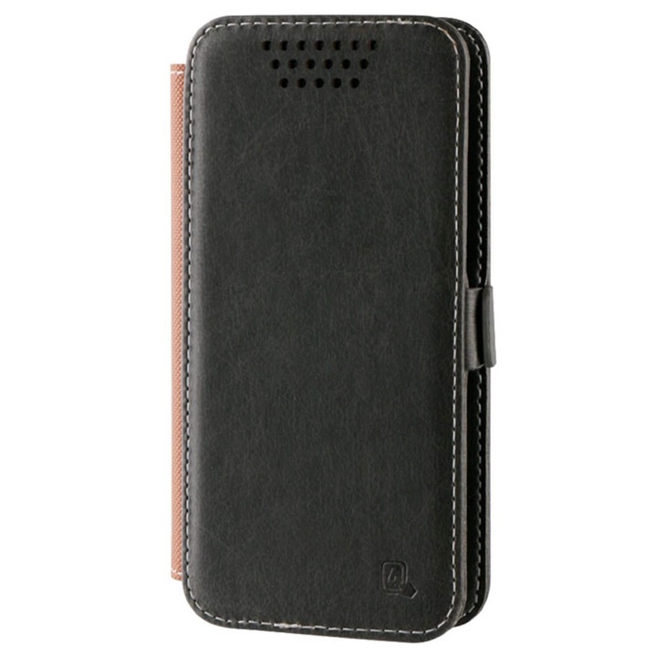 Кейс 4smarts DALSTON Book Universal за смартфони до 4.7 инча, Кожа, Черен