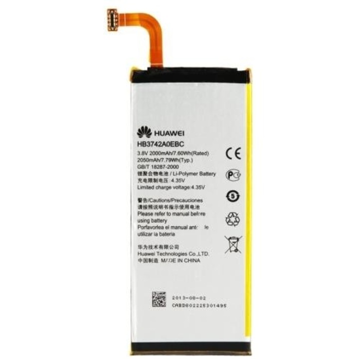 Резервна батерия Huawei Battery HB3742A0EBC за Huawei Ascend P6, P7 mini, G6