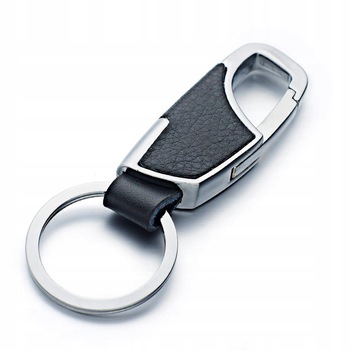 Breloc universal, Silkey, 9 cm, Negru/Otel Breloc universal, Silkey, 9 cm, Negru/Otel