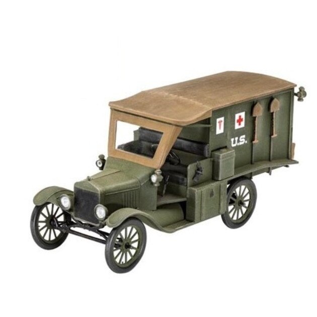 Automodel de construit ICM Model T 1917 Ambulance 1:35 ICM 35665