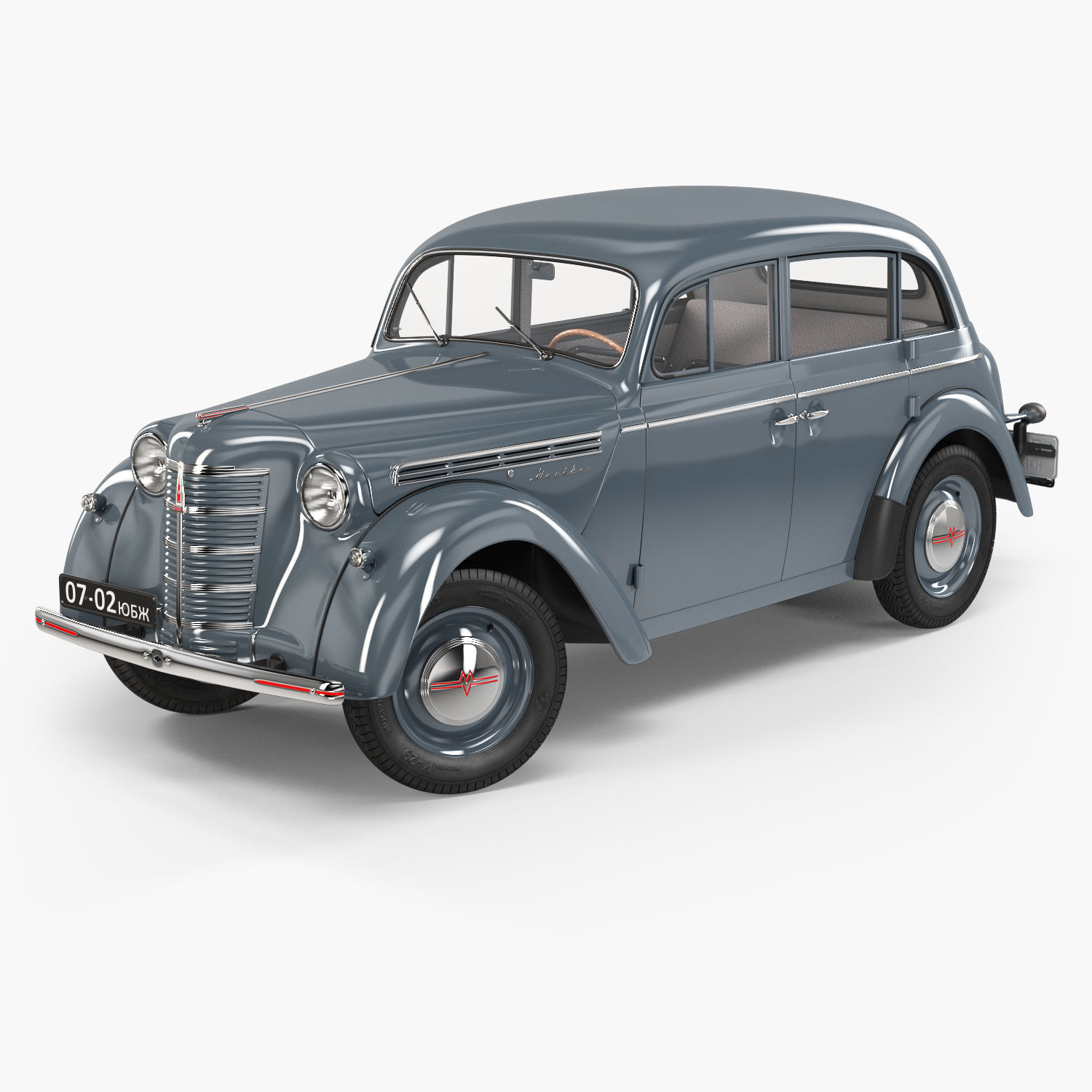 Automodel de construit ICM Moskvitch 401-420 Saloon 1:35 ICM 35479