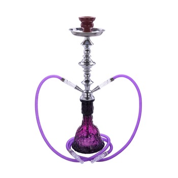 Narghilea Champ - Al Malik Zoumi PURPLE (55 cm, doua furtunuri) Narghilea Champ - Al Malik Zoumi PURPLE (55 cm, doua furtunuri)