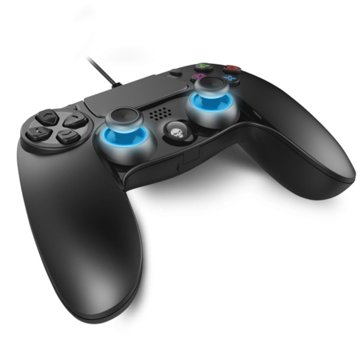 Gamepad, Spirit of Gamer, XGP, PC/PS4, USB, functie de vibratie, PC/PS4, Negru/Albastru