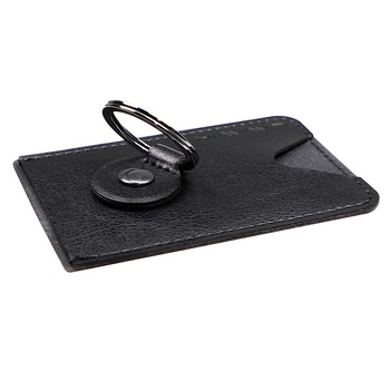 Card Holder cu inel si functia stand pentru telefon LAVAVIK negru Card Holder cu inel si functia stand pentru telefon LAVAVIK negru