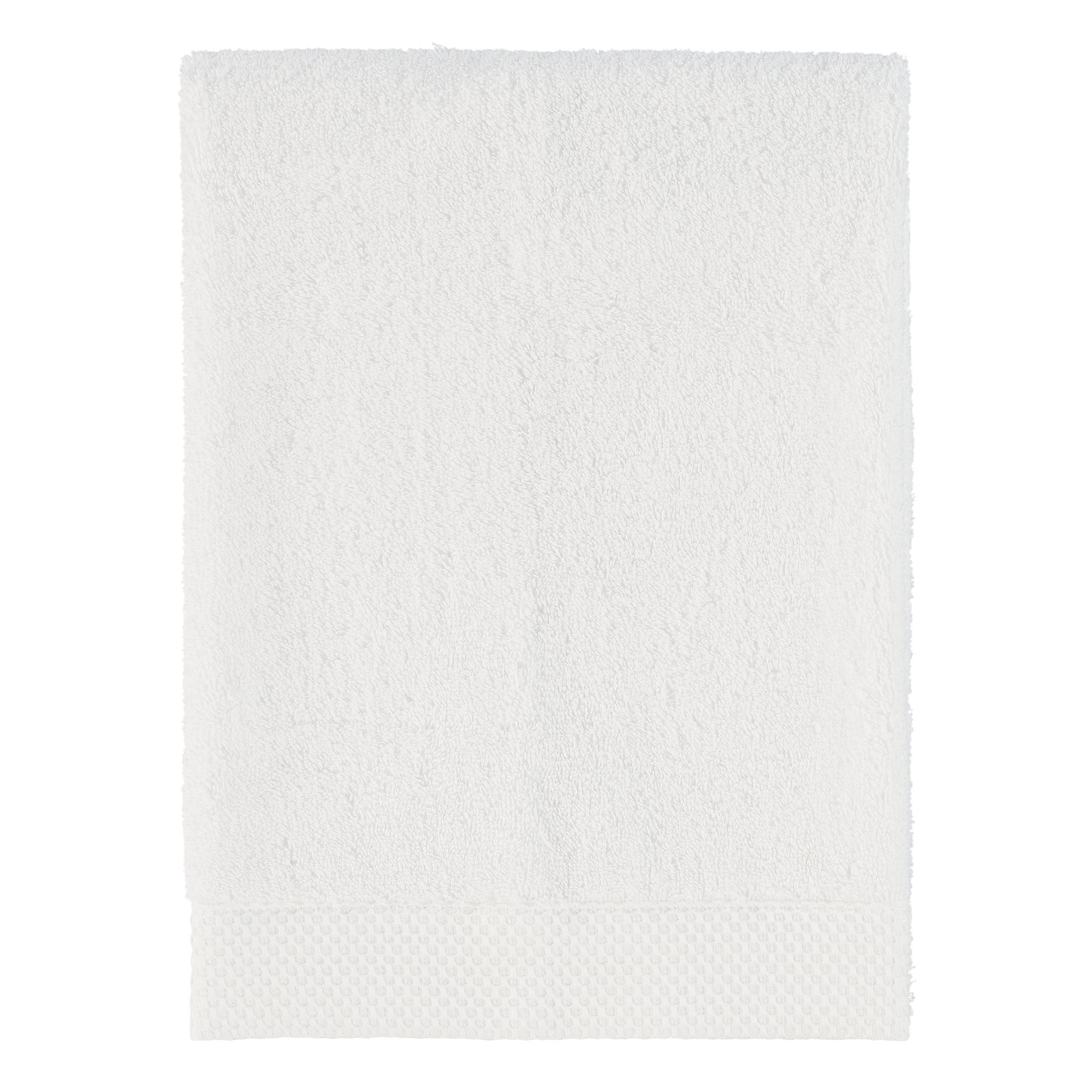 Prosop baie Descamps Mousseuse 3 50x100cm, Alb