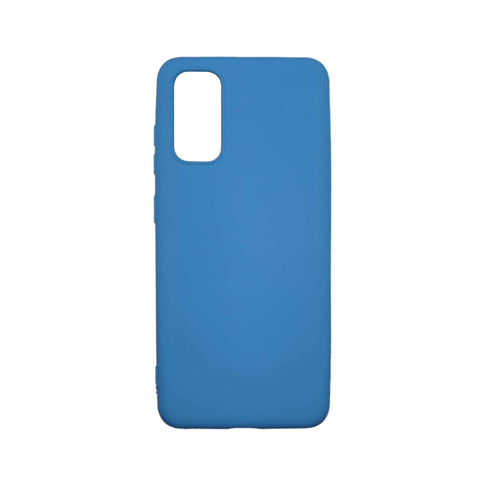 Husa silicon Samsung Galaxy S20 Matte, Antisoc, TPU Albastru azur
