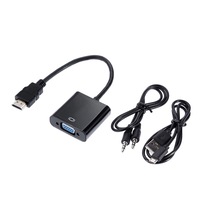 adaptor convertor semnal hdmi digital la vga analog hdmi tata la vga mama  jack 35mm audio mama  alimentare unidirectional special pentru console ps3 ps4 xbox 1 set imagen 24_0_
0