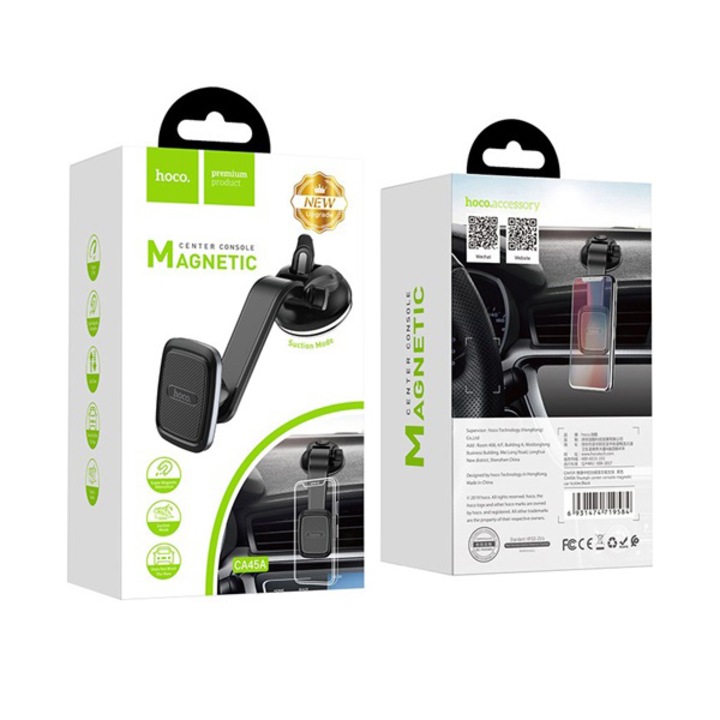 Suport auto HOCO CA45A (cu ventuza, pentru bord, parbriz, magnetic