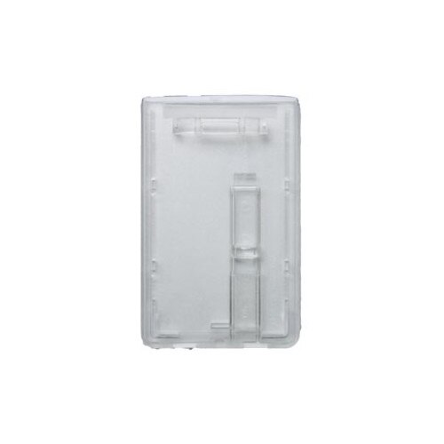 Set 10 buc suport rigid ecuson legitimatie cu extractor card, vertical, transparent