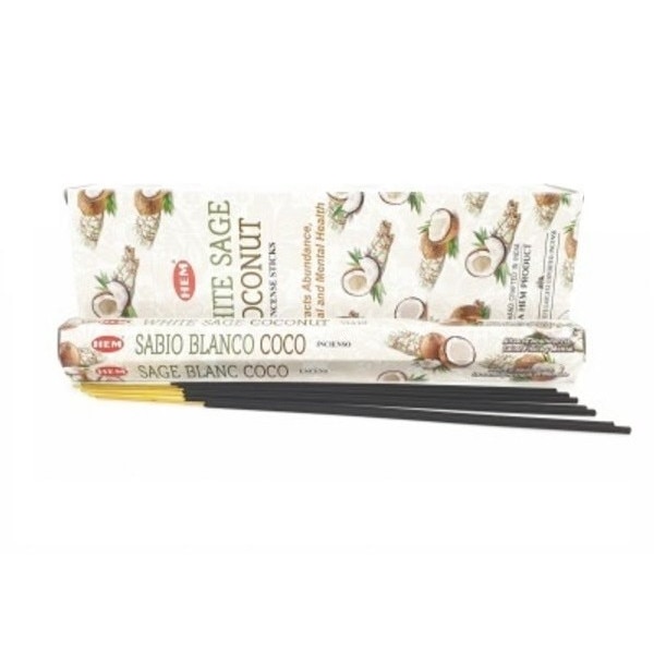 Set betisoare parfumate Hem salvie alba si cocos 1 set x 6 cutii x 20 betisoare