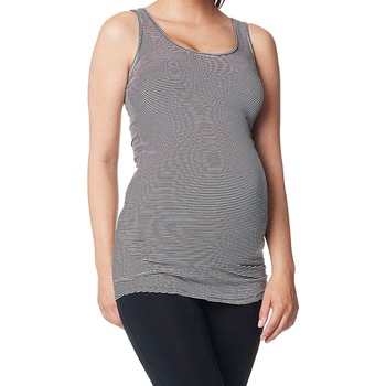 Maiou cu dungi gravide Noppies, alb/negru, marimea XL Maiou cu dungi gravide Noppies, alb/negru, marimea XL