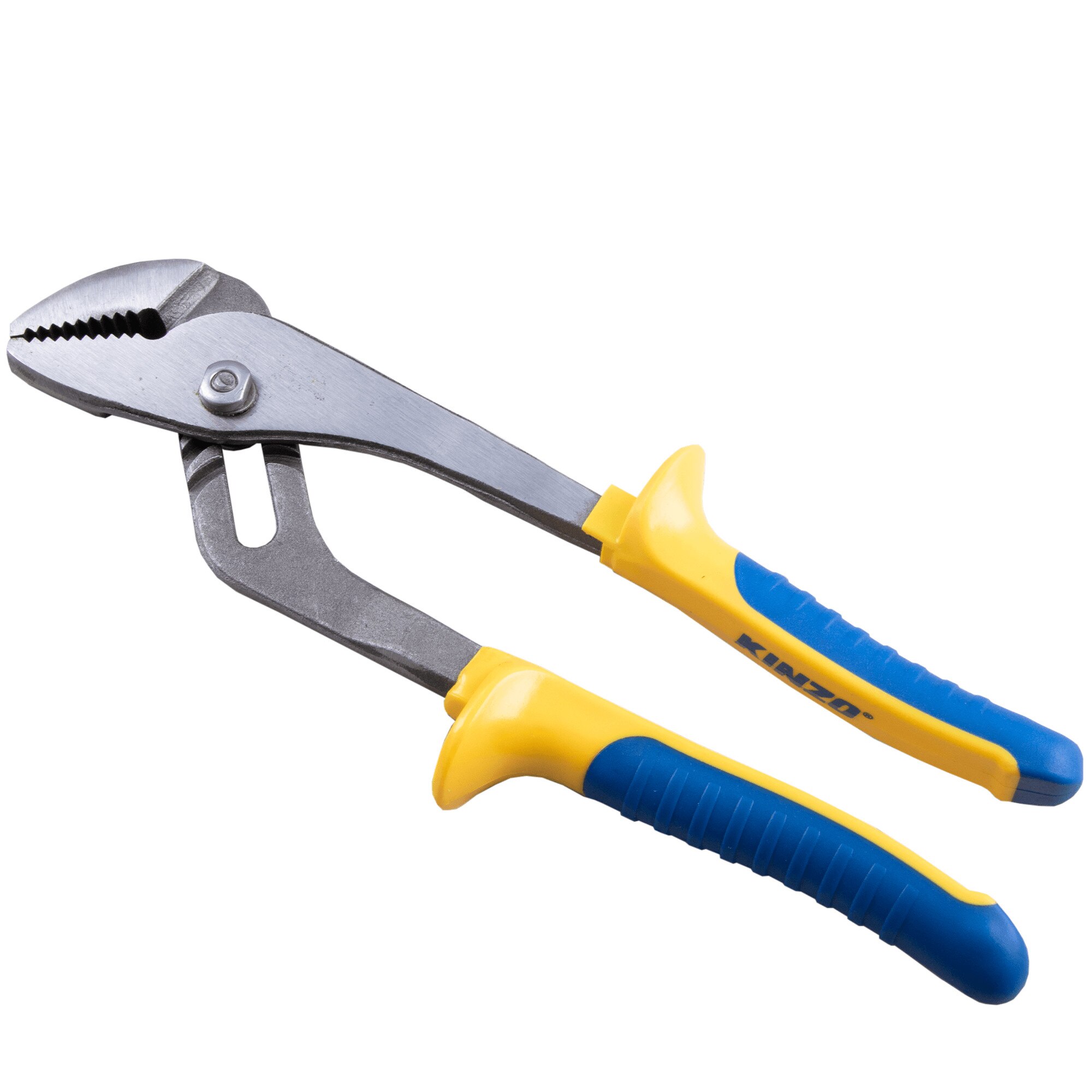 Cleste reglabil Kinzo Powertools, otel si crom vanadiu, 25 cm, Galben/Albastru