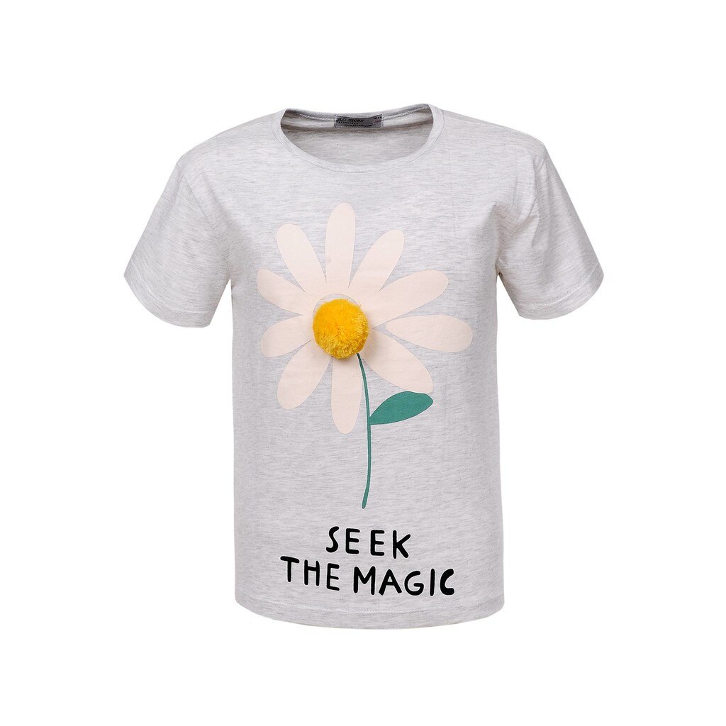 Tricou SEEK THE MAGIC, Gri
