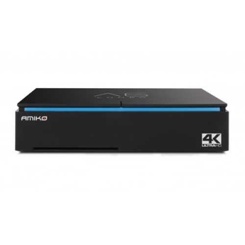 Receptor de satelit si terestru sau cablu Amiko A6 Combo 4K Android