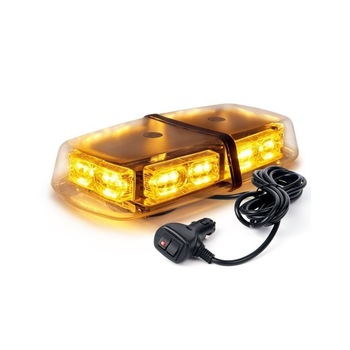 Lampa girofar LED, 36W 12V, 15 functii stroboscopice, magneti cu protectie Lampa girofar LED, 36W 12V, 15 functii stroboscopice, magneti cu protectie